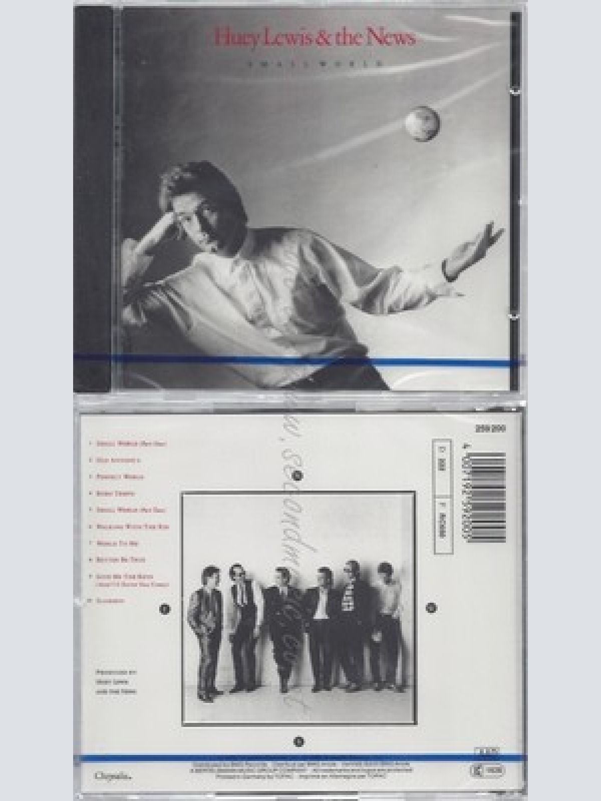 CD--NM-SEALED-HUEY LEWIS & THE NEWS -- SMALL WORLD -1988-