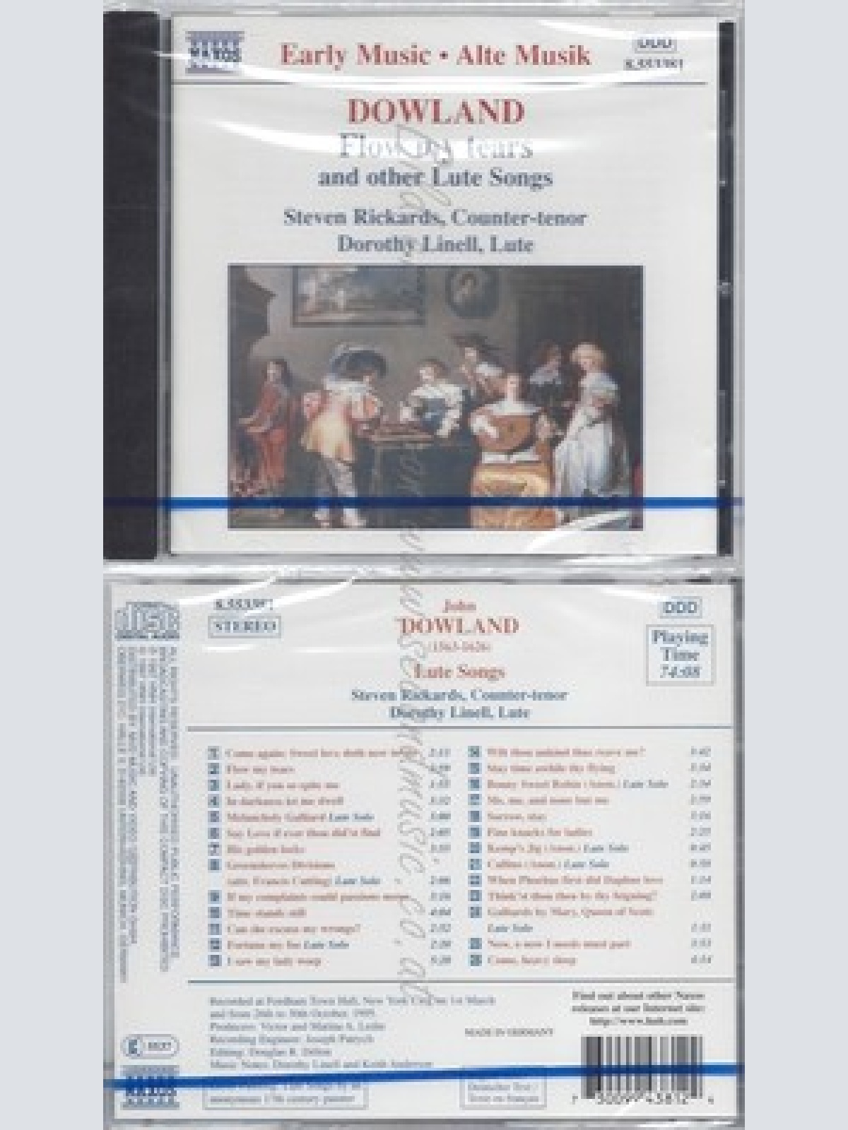 CD--NM-SEALED-STEVEN RICKARDS, DOROTHY LINELL UND JOHN DOWLAND -KOMPONIST- -199