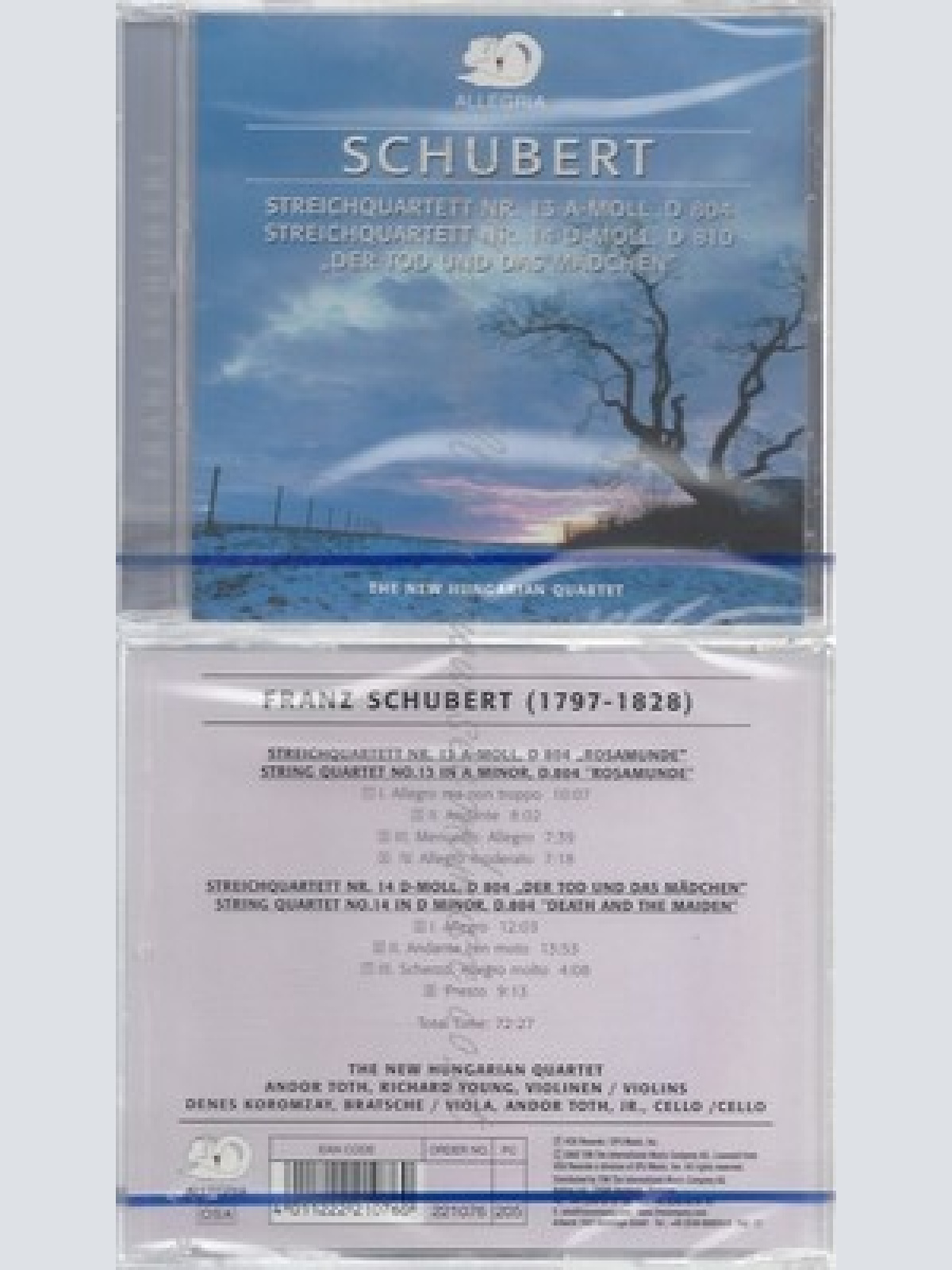 CD--NM-SEALED-NEW HUNGARIAN QUARTETT, THE NEW HUNGARIAN QUARTETT UND FRANZ SCHU