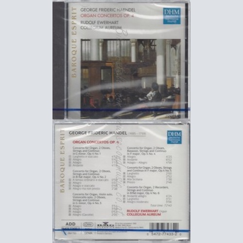 CD--NM-SEALED-EWERHARDT, CLLA UND GEORG FRIEDRICH HÄNDEL -KOMPONIST- -1995- --