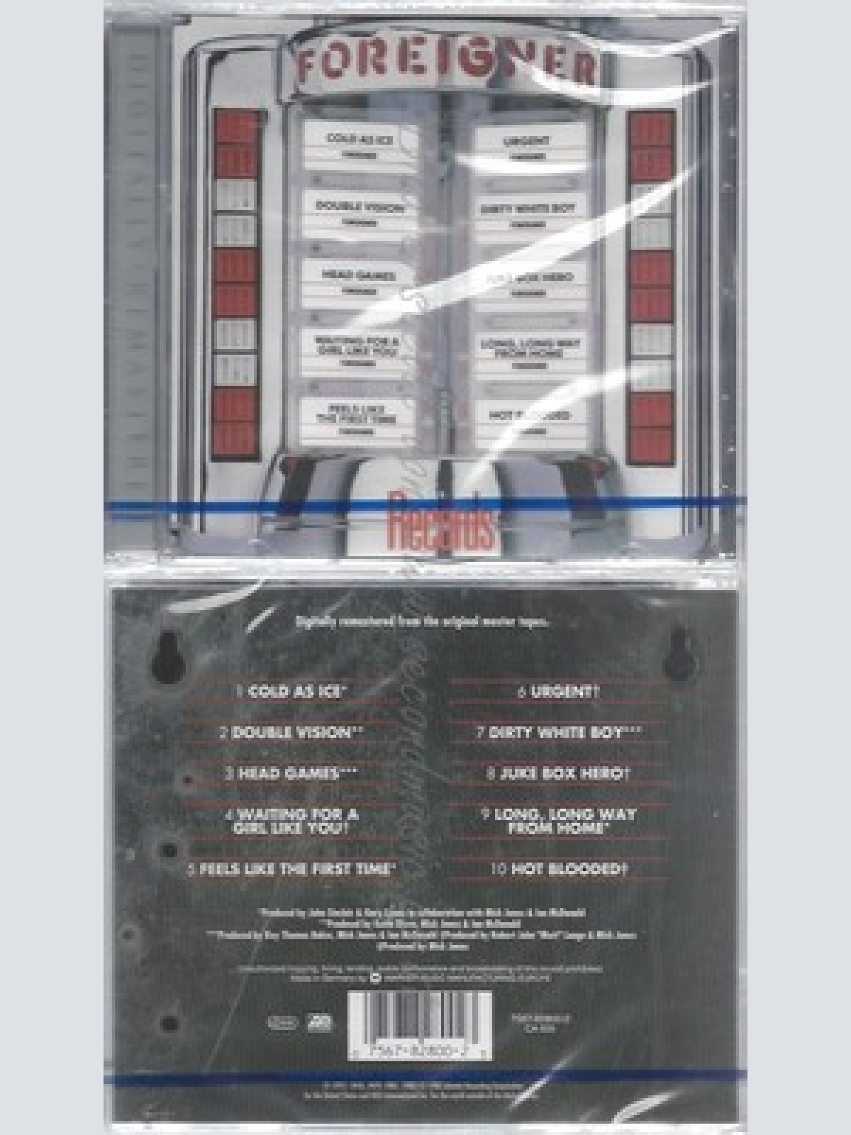 CD--NM-SEALED-FOREIGNER -1996- - ORIGINAL RECORDING REMASTERED -- RECORDS