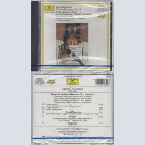 CD--NM-SEALED-SALVATORE ACCARDO, CHARLES DUTOIT, LSO UND NICCOLO PAGANINI -KOMP