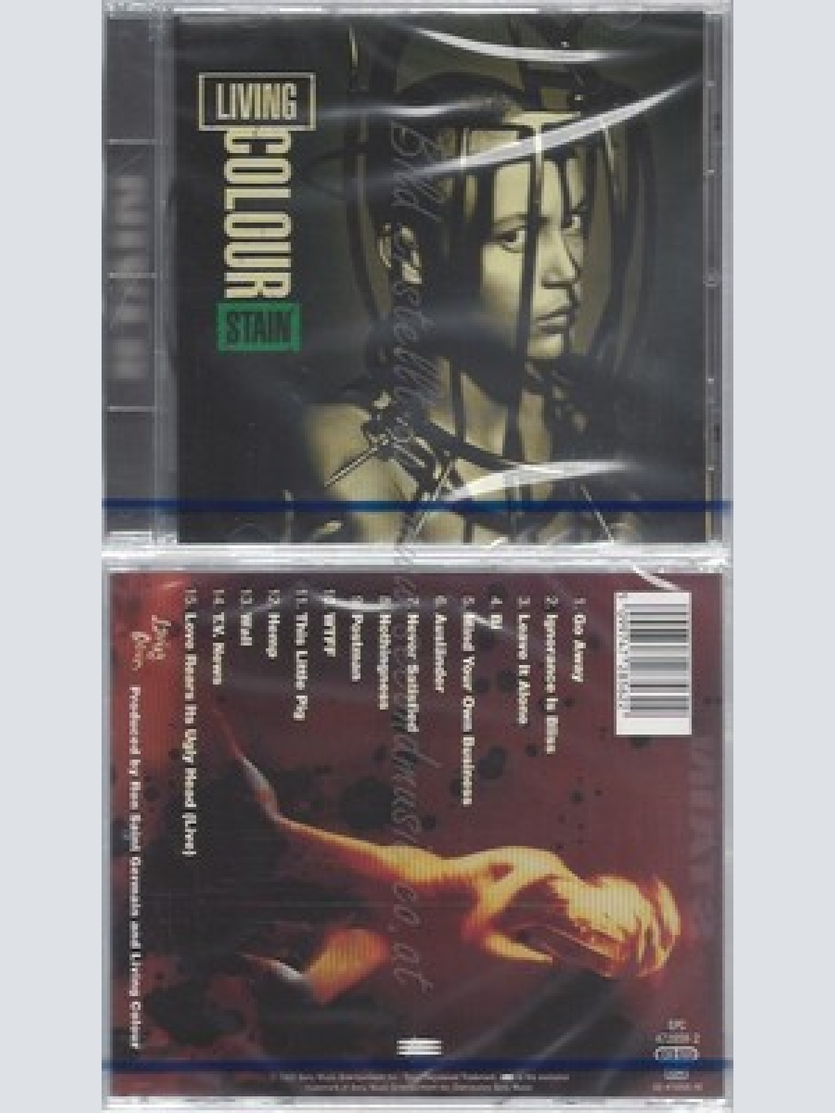 CD--NM-SEALED-LIVING COLOUR -1993- -- STAIN