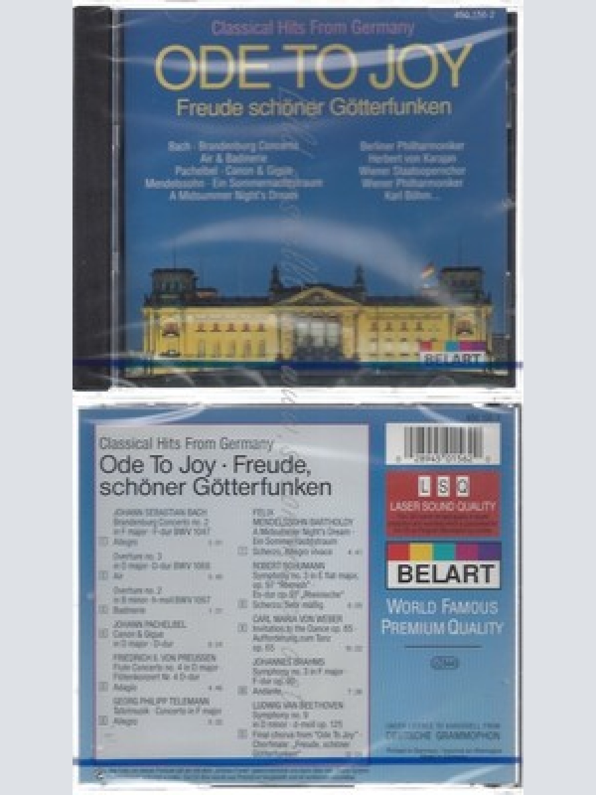 CD--NM-SEALED-CLASSICAL HITS FROM GERMANY--FREUDE SCHÖNER GÖTTERFUNKEN
