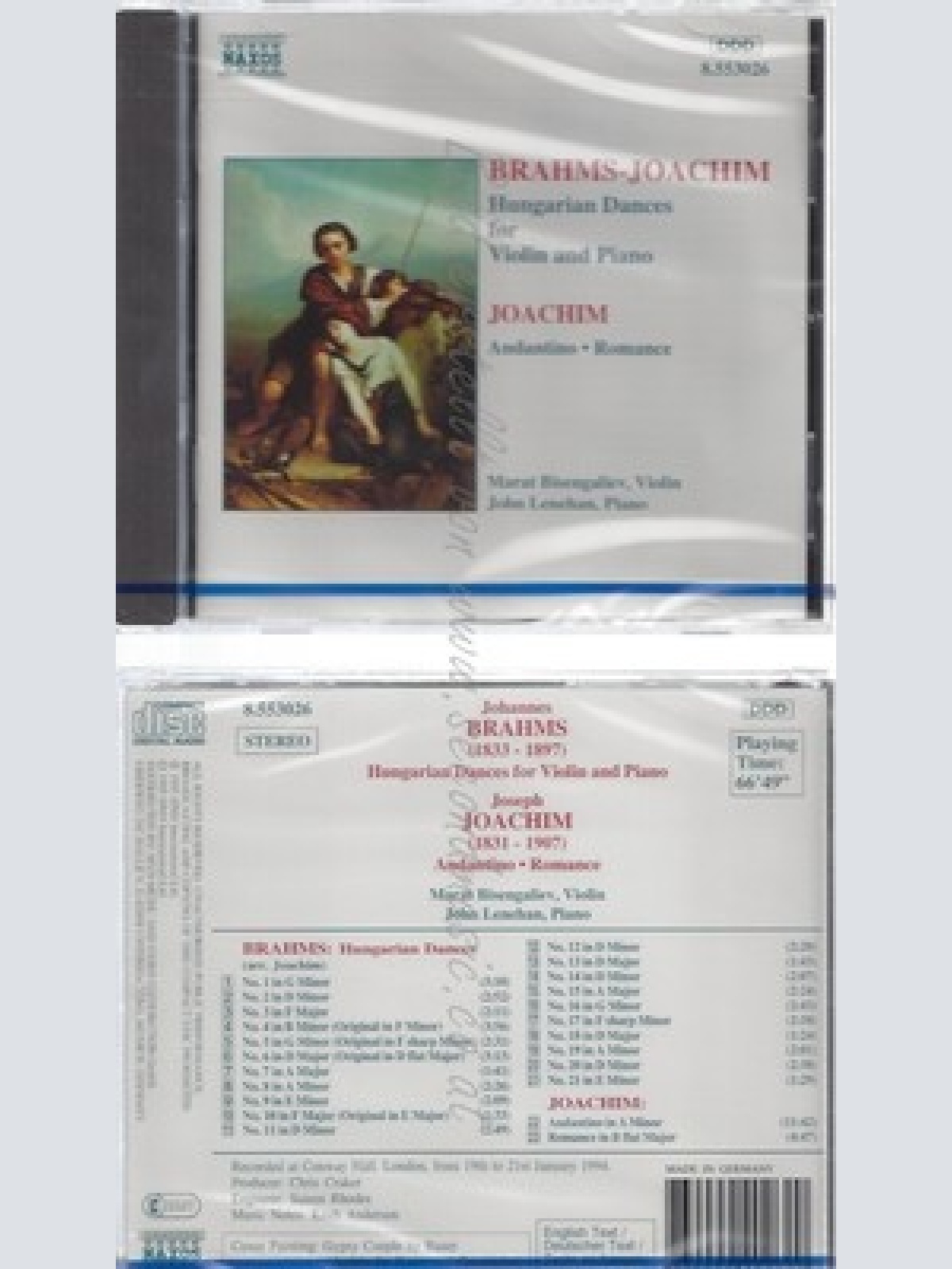 CD--NM-SEALED-BISENGALIEW, LENEHAN UND JOHANNES BRAHMS -KOMPONIST- -1995- -- BR