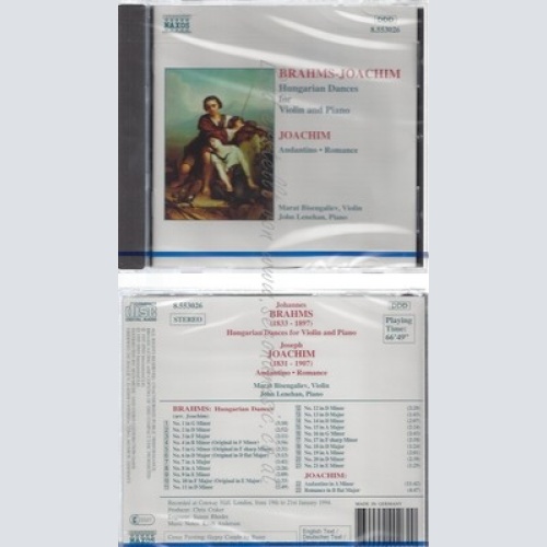 CD--NM-SEALED-BISENGALIEW, LENEHAN UND JOHANNES BRAHMS -KOMPONIST- -1995- -- BR