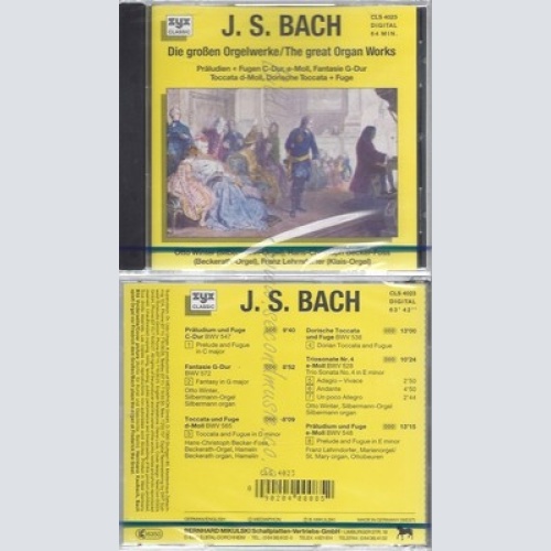 CD--NM-SEALED-BACH UND JOHANN SEBASTIAN BACH -KOMPONIST- -1995- -- DIE GROSSEN