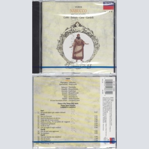 CD--NM-SEALED-GOBBI, SULIOTIS, GARDELLI UND OWST -1991- -- NABUCCO -AZ-