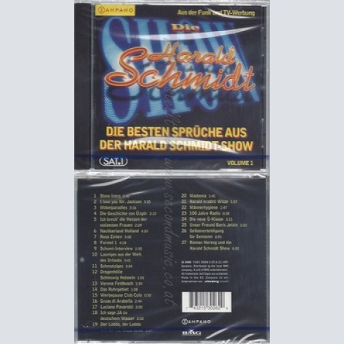 CD--NM-SEALED-HARALD SCHMIDT -1997- -- DIE BESTEN SPRÜCHE AUS DER
