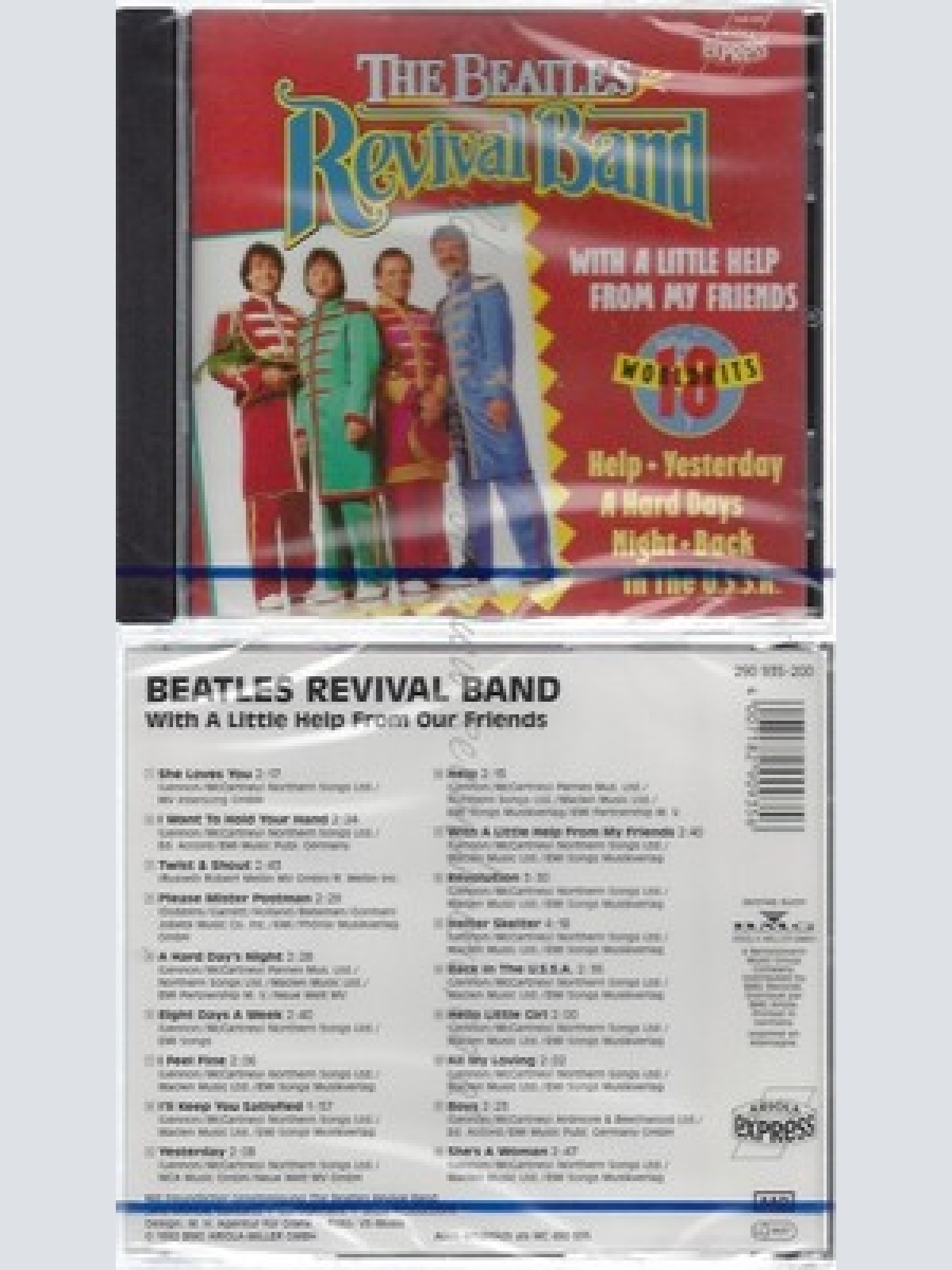 CD--NM-SEALED-BEATLES REVIVAL BAND -- WITH A LITTLE HELP FROM MY FRIENDS