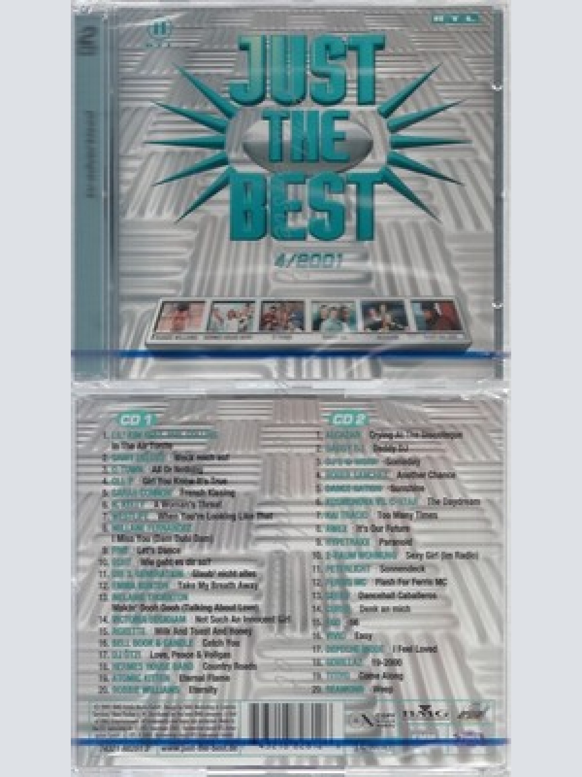 CD--NM-SEALED-001 / VARIOUS -2001- - DOPPEL-CD -- JUST THE BEST 2001 VOL. 4 04