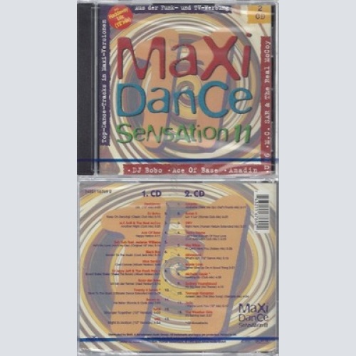 CD--NM-SEALED-HADDAWAY, DJ BOBO, U96 UND MC SAR & REAL MCCOY -1993- -- MAXI DAN