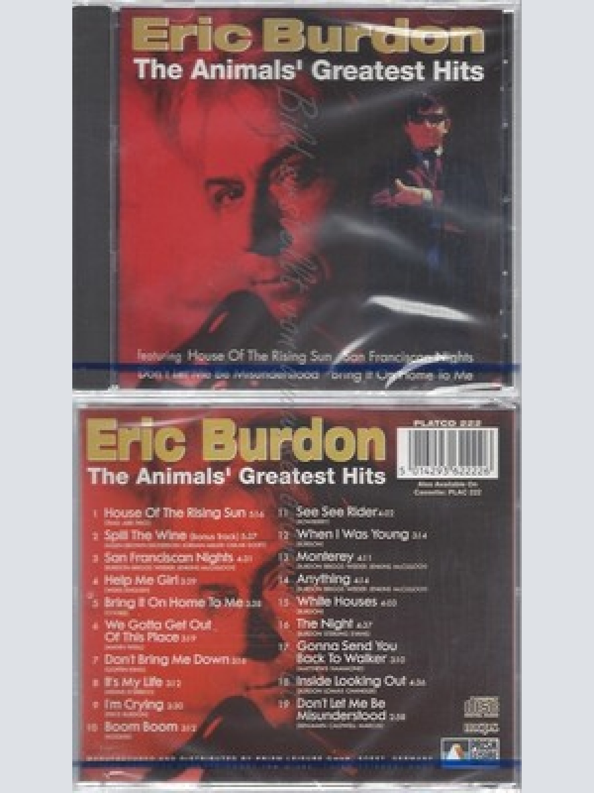 CD--NM-SEALED-ERIC BURDON -2002- -- GREATEST HITS