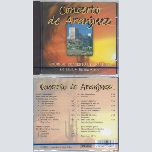 CD--NM-SEALED-SLOVAK CHAMBER O JOSEF SZAPKA, SLOVAK CHAMBER ORCHESTRA UND JOAQU