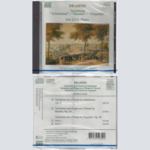 CD--NM-SEALED-IDIL BIRET UND JOHANNES BRAHMS -KOMPONIST- -1991- -- BRAHMS VARIA