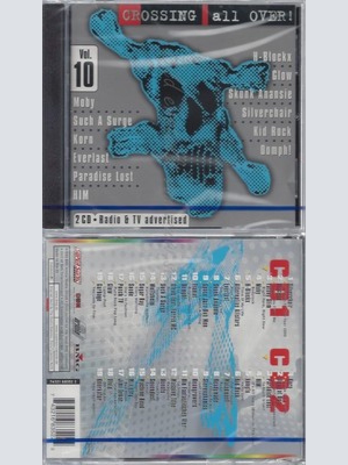 CD--NM-SEALED-VARIOUS -1999- - DOPPEL-CD -- CROSSING ALL OVER VOL. 10