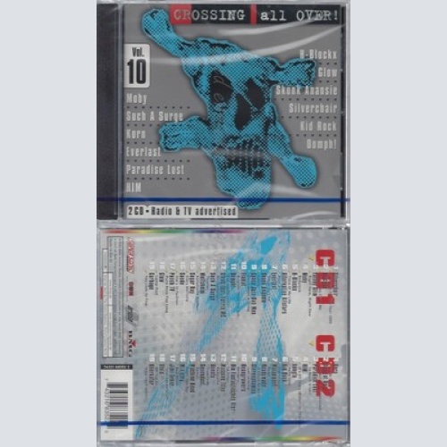 CD--NM-SEALED-VARIOUS -1999- - DOPPEL-CD -- CROSSING ALL OVER VOL. 10