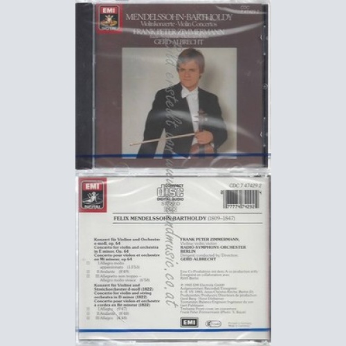 CD-NM-SEALED-F.P. ZIMMERMANN, ALBRECHT, RSOB UND FELIX MENDELSSOHN BARTHOLDY -KO