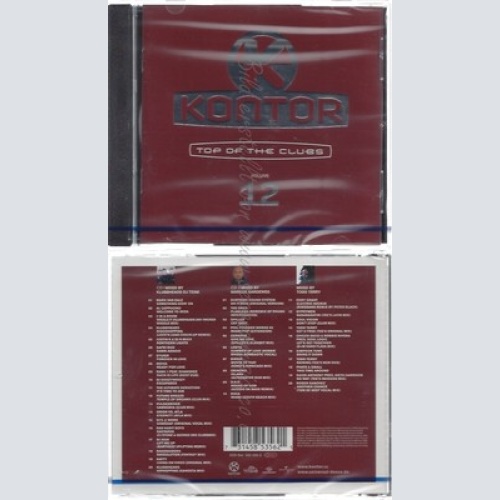 CD--NM-SEALED-VARIOUS -2001- - DOPPEL-CD -- KONTOR - TOP OF THE CLUBS VOL. 12