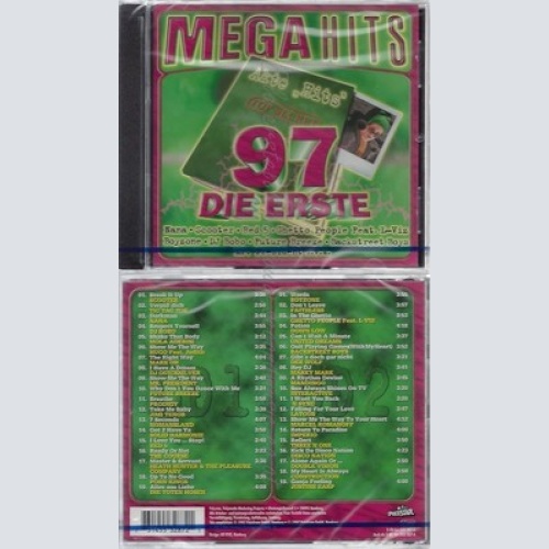 CD--NM-SEALED-VARIOUS -1997- - DOPPEL-CD -- MEGAHITS 97-DIE ERSTE