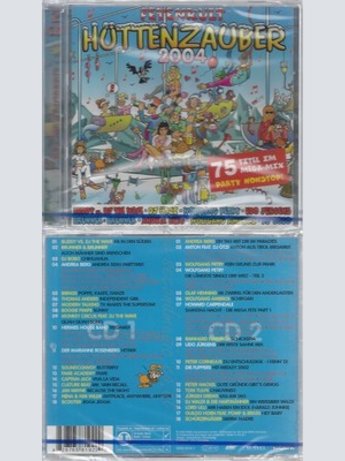 CD--NM-SEALED-VARIOUS -2003- - DOPPEL-CD -- FETENKULT: HÜTTENZAUBER 2004
