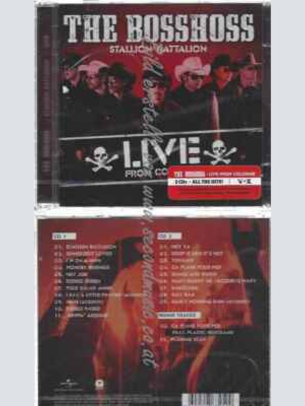 CD--The Bosshoss | --Stallion Battalion Live