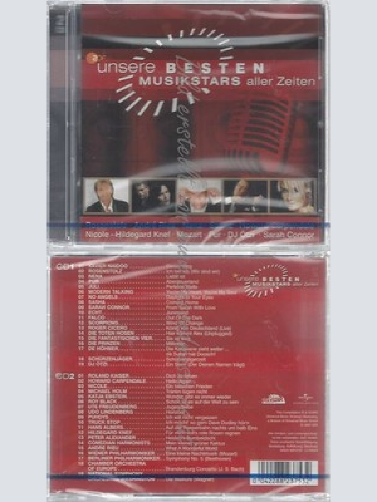 CD-NM-SEALED-VARIOUS -2007- - DOPPEL-CD -- UNSERE BESTEN-MUSIKSTARS