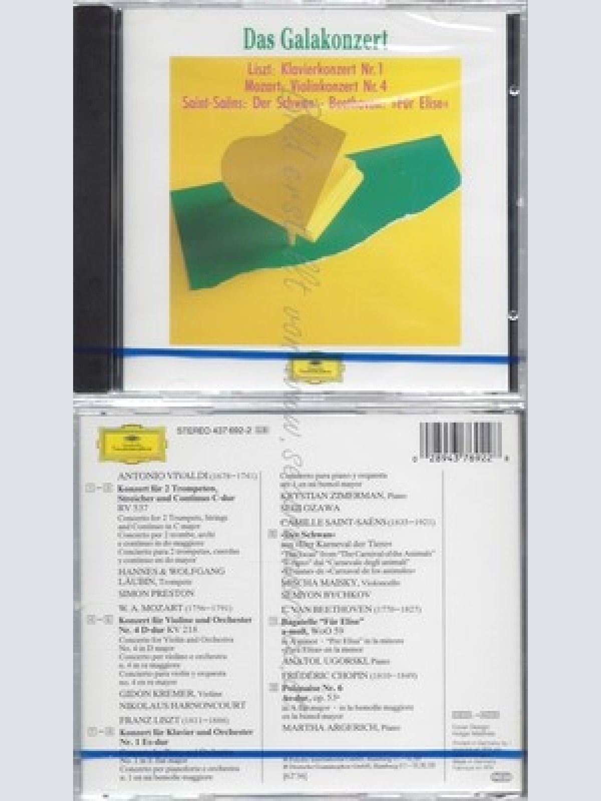 CD--NM-SEALED-MOZART: VIOLINKONZERT NR. 4 / SAINT-SAËNS: DER SCHWAN / BEETHOVEN