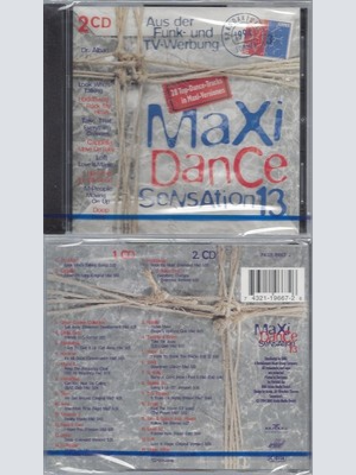 CD--NM-SEALED-URBAN COOKIE COLLECTIVE, MASTERBOY, MXI DANCE SENSATION 13