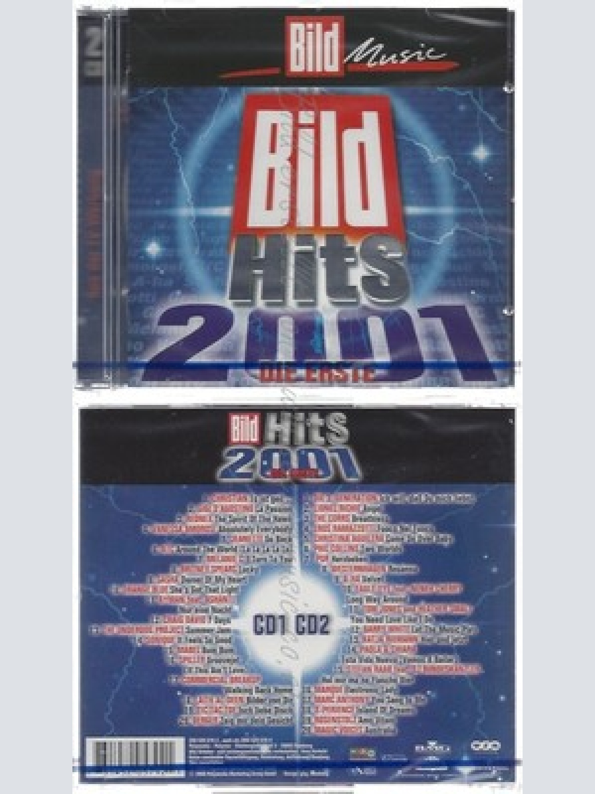 CD--NM-SEALED-VARIOUS -2000- - DOPPEL-CD -- BILD HITS 2001-DIE ERSTE