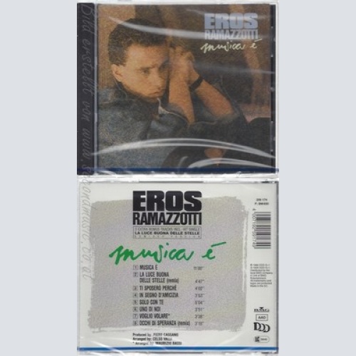 CD--NM-SEALED-EROS RAMAZZOTTI -1988- -- MUSICA E