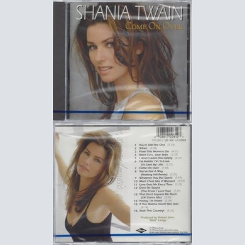 CD--NM-SEALED-SHANIA TWAIN -1999- -- COME ON OVER