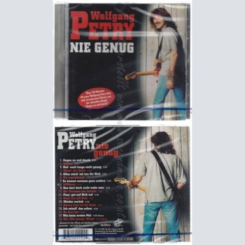 CD--NM-SEALED-WOLFGANG PETRY -1997- -- NIE GENUG