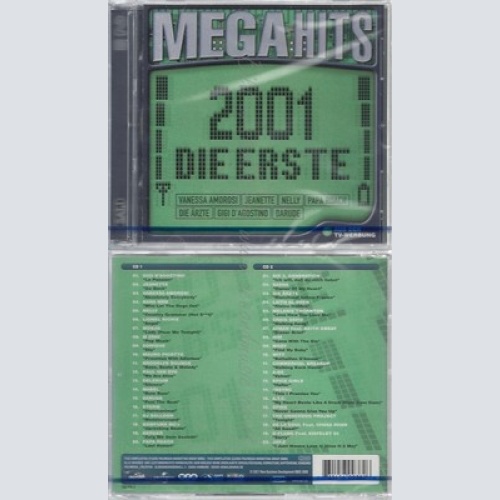 CD--NM-SEALED-VARIOUS -2000- - DOPPEL-CD -- MEGA HITS 2001-DIE ERSTE