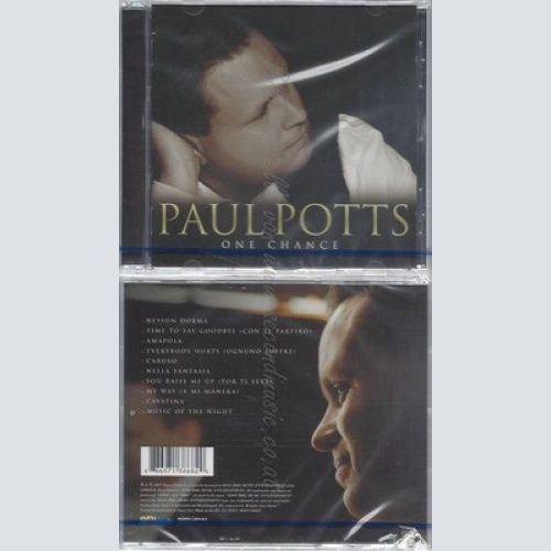CD--NM-SEALED-PAUL POTTS -2007- -- ONE CHANCE