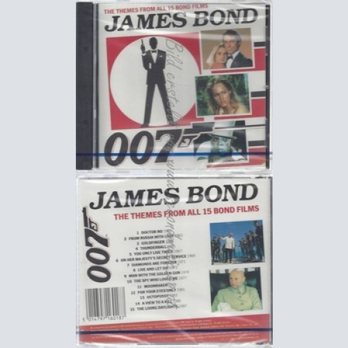 CD-NM-SEALED-JAMES BOND - IMPORT -- THEMES FROM ALL 15 BOND FILMS