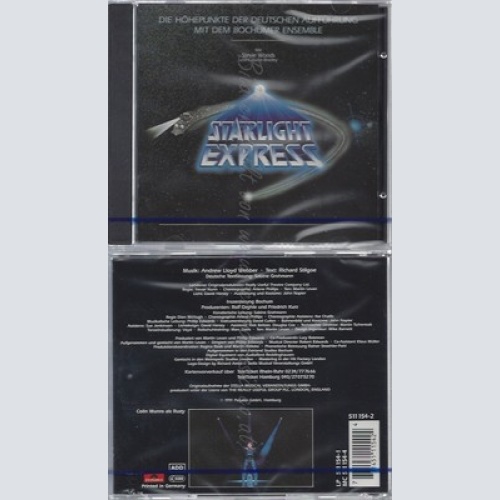 CD-NM-SEALED-MUSICAL, BOCHUM UND ANDREW LLO--STARLIGHT EXPRESS - DIE HÖHEPUNKTE