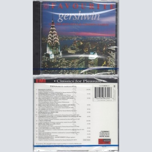 CD--NM-SEALED-VARIOUS UND GEORGE GERSHWIN -KOMPONIST- -1994- -- FAVOURITE GERSH