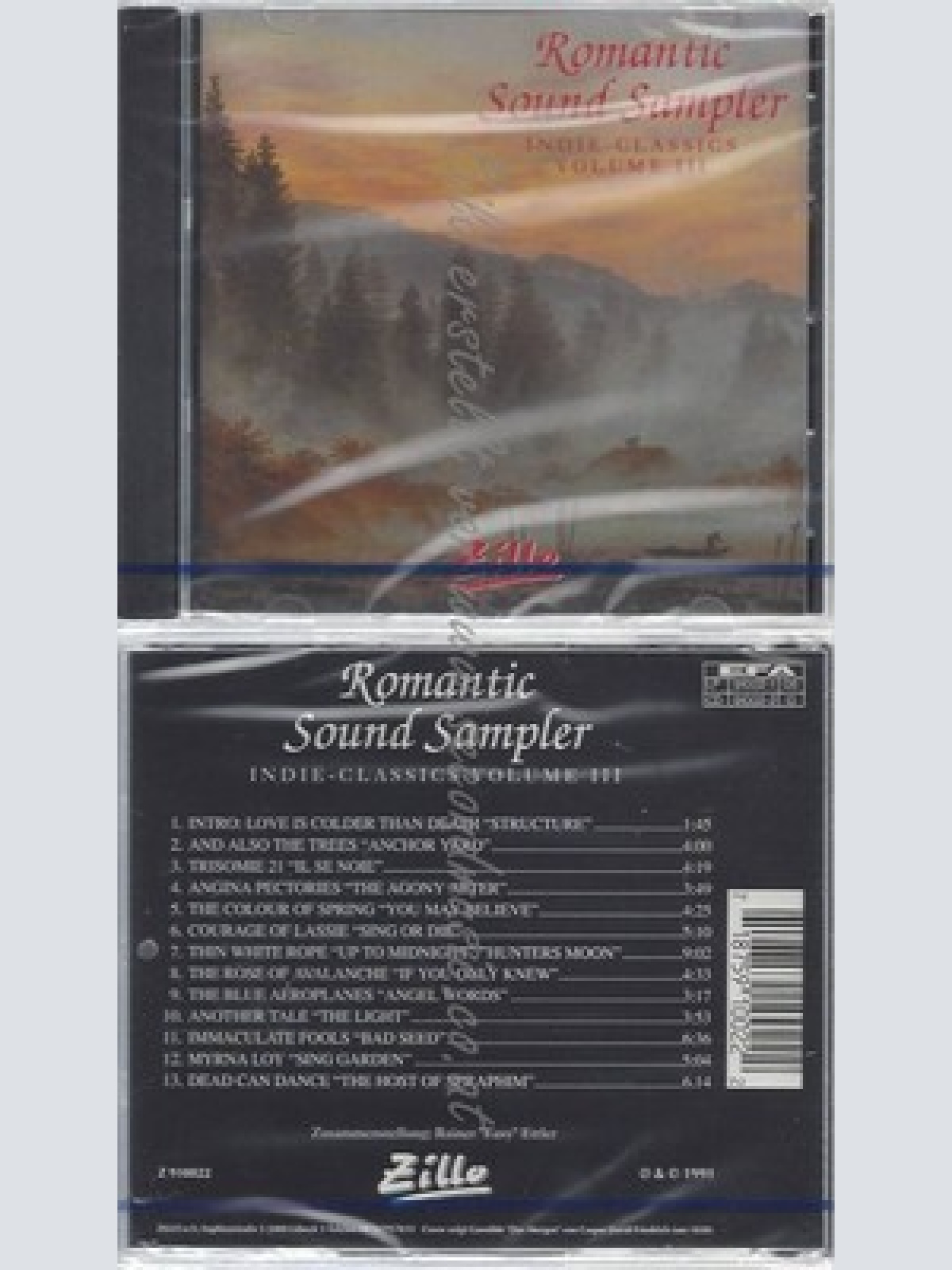 CD-NM-SEALED-VARIOUS -1991- -- ROMANTIC SOUND SAMPLER - INDIE-CLASSICS VOLUME 3