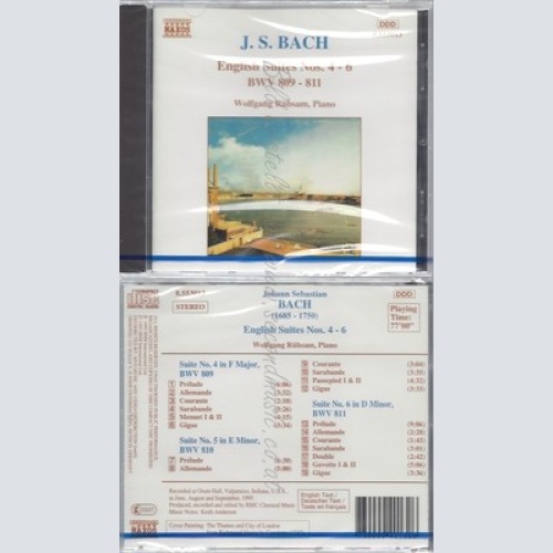 CD--NM-SEALED-WOLFGANG RÜBSAM UND JOHANN SEBASTIAN BACH -KOMPONIST- -1996- -- B