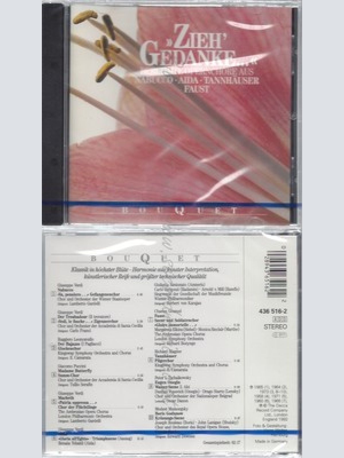 CD--NM-SEALED-VARIOUS UND VARIOUS -KOMPONIST- -1992- -- ZIEH'GEDANKE-OPERNCHÖRE