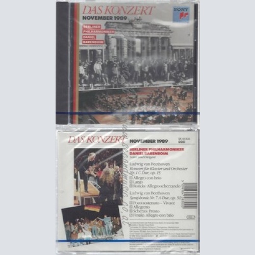 CD-NM-SEALED-DANIEL BARENBOIM,  -- DAS KONZERT - NOVEMBER 1989