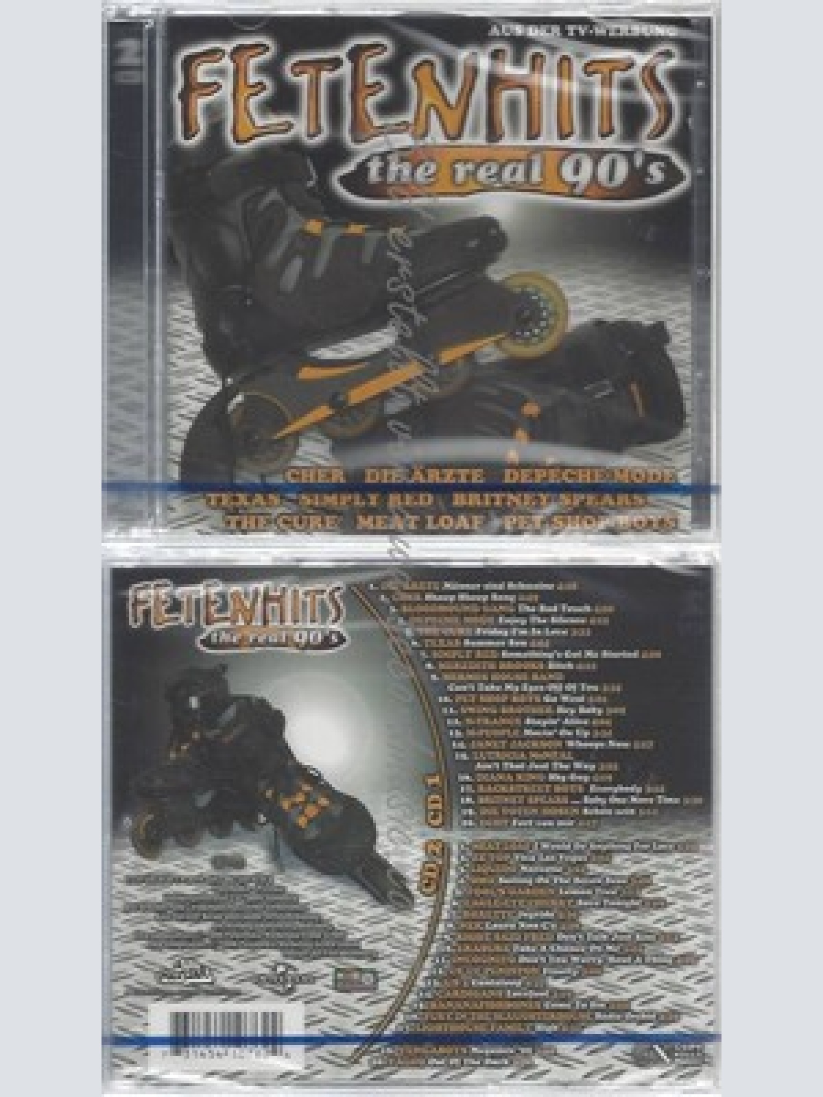 CD-NM-SEALED-VARIOUS -1999- - DOPPEL-CD -- FETENHITS - THE REAL 90'S