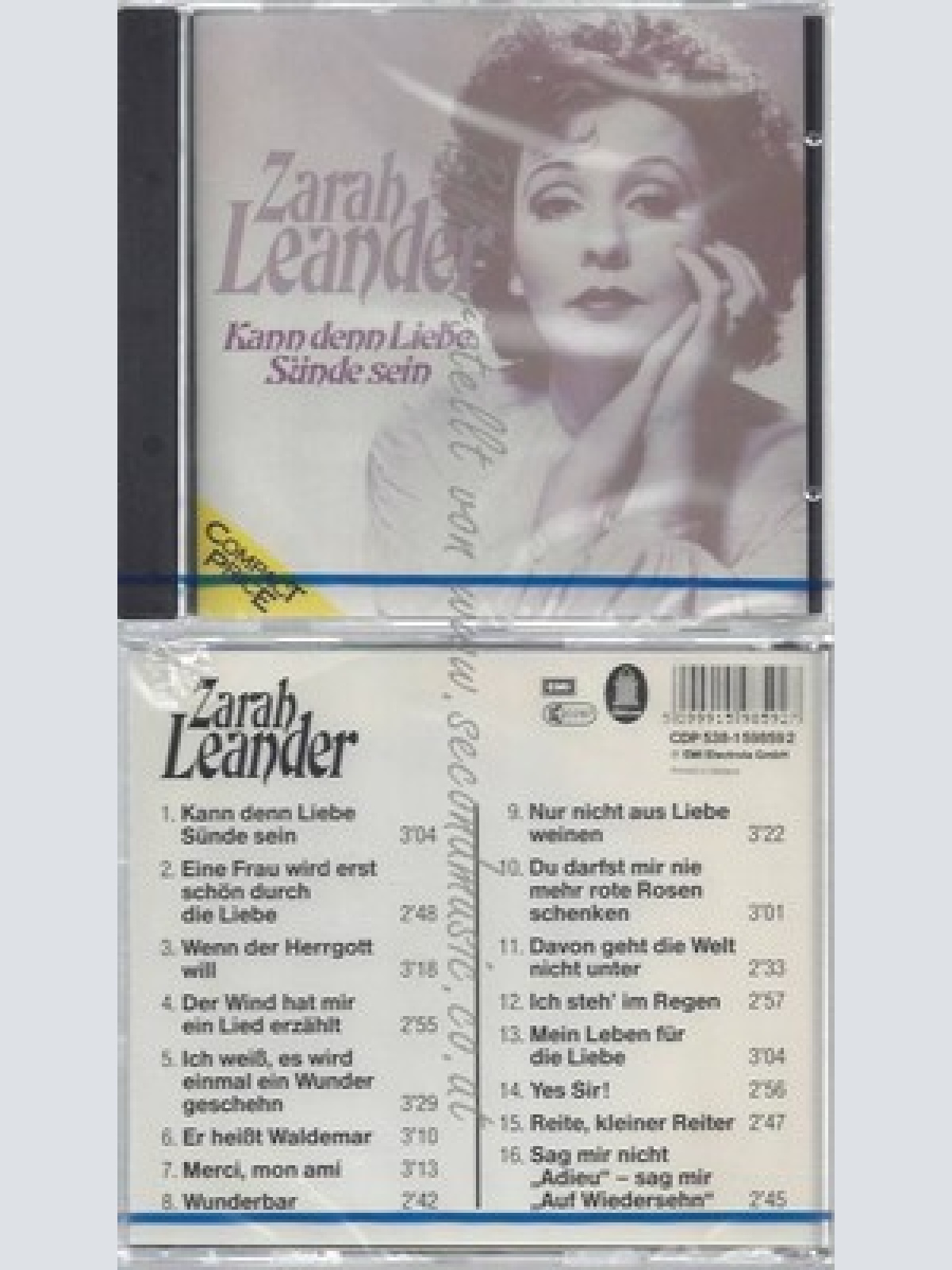CD-NM-SEALED-ZARAH LEANDER -1987- -- KANN DENN LIEBE SÜNDE SEIN