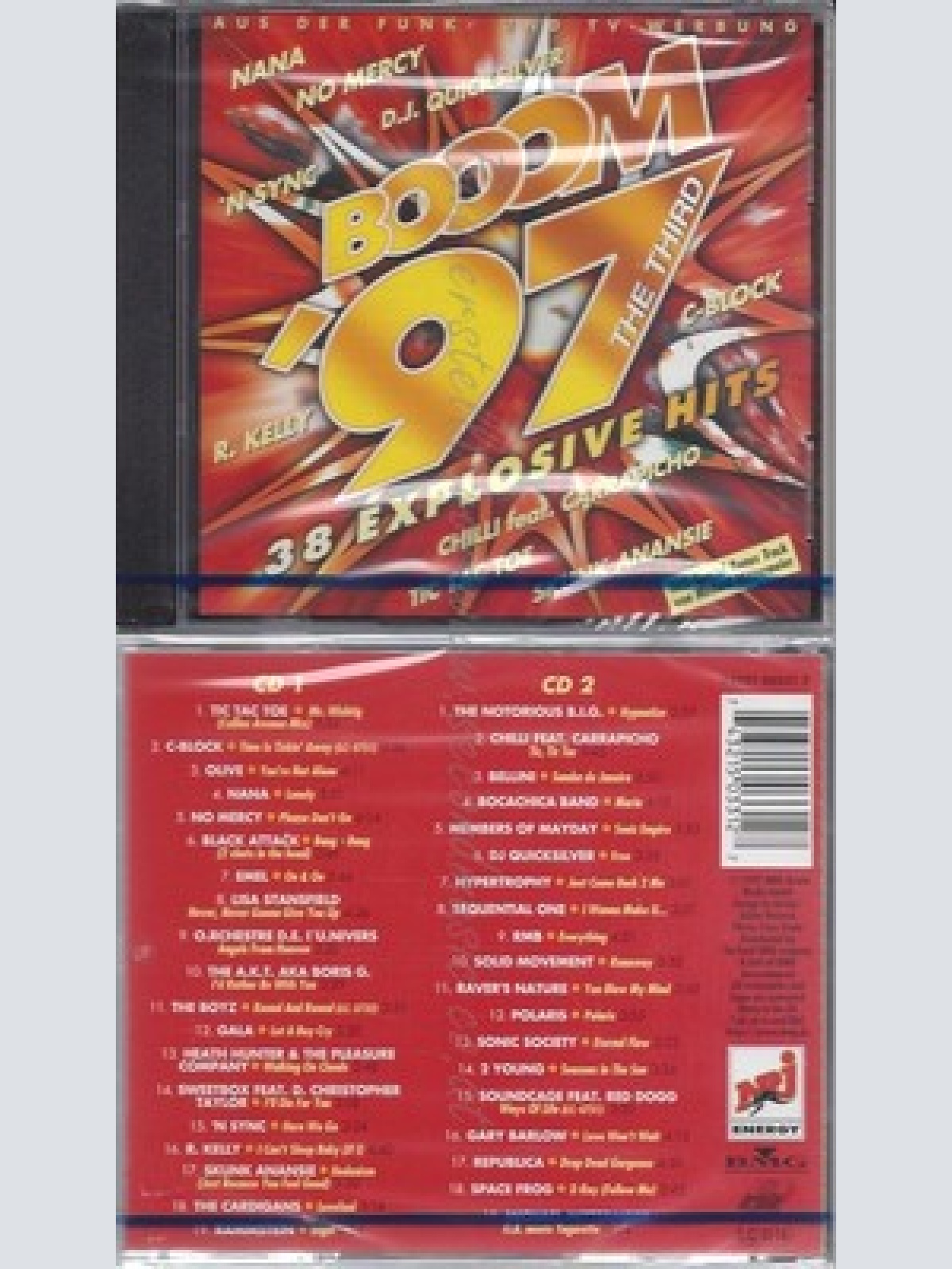 CD--NM-SEALED-VARIOUS -1997- - DOPPEL-CD -- BOOOM 1997 - THE THIRD