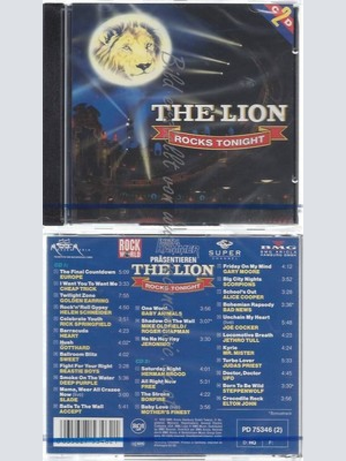 CD-NM-SEALED-VARIOUS UND LION ROCKS TONIGHT -1992- - DOPPEL-CD -- LION ROCKS TON