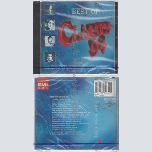 CD-NM-SEALED-VARIOUS UND VARIOUS -KOMPONIST- -1994- -- BEST OF CLASSICS '94