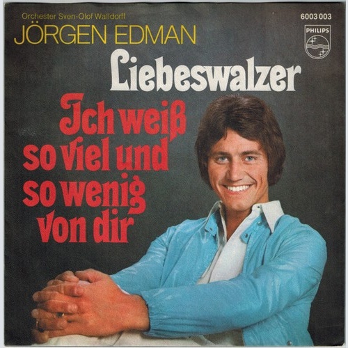 7", Single, Mono Jörgen Edman, Orchester Sven-Olof Walldorff* - Liebeswalzer