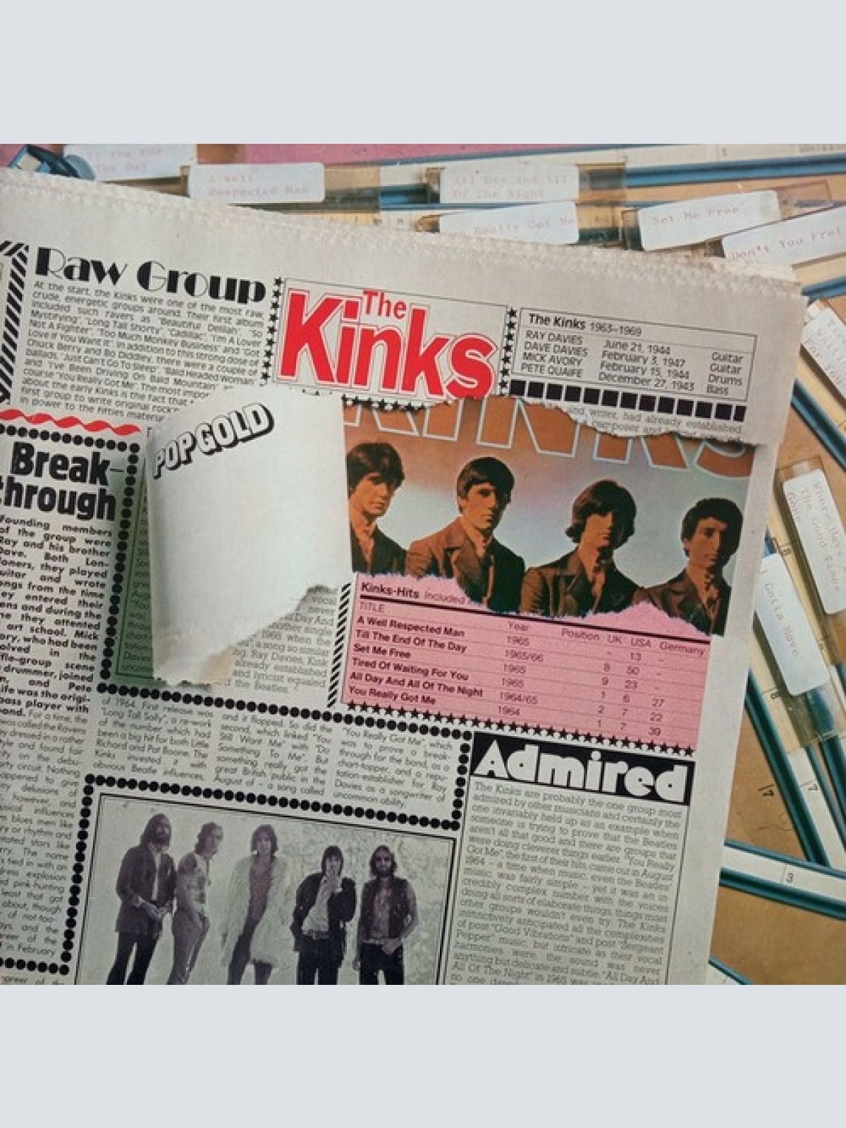 LP, Comp The Kinks - Pop Gold
