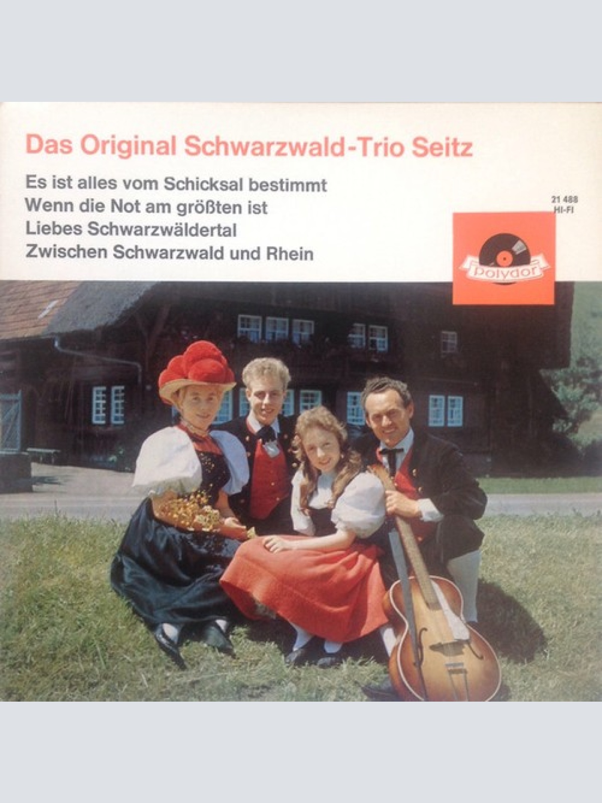 7", EP, Mono Das Original Schwarzwald-Trio Seitz - Das Original Schwarzwald-T...